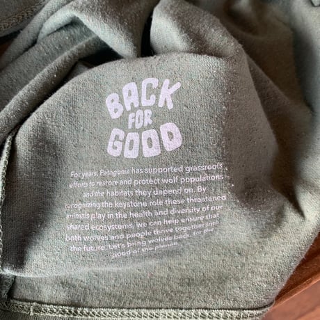 patagonia  BACK FOR GOOD WOLF L/S  パタゴニア ウルフ 狼 VINTAGE