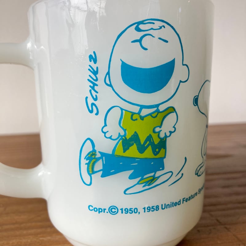 FIRE KING SNOOPY＆CHARLIE BROWN ファイヤーキング スヌーピー＆チ