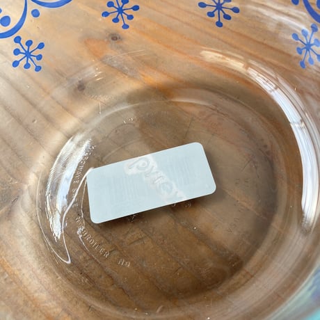 PYREX 4-cup Glass Food Storage Container パイレックス フタ付きガラスキャニスター／Snowflake