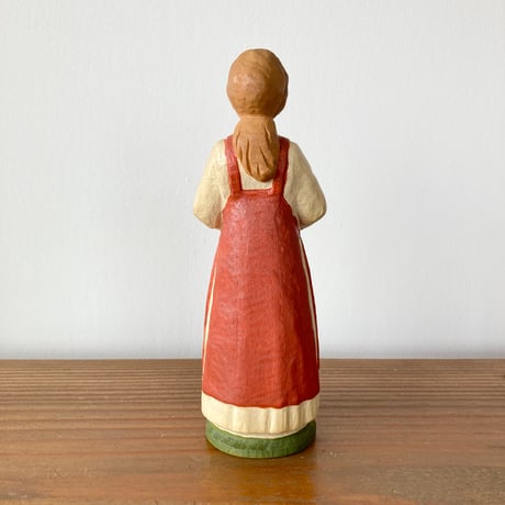 HENNING Wood Carving へニング木彫り彫刻／バイキング女性