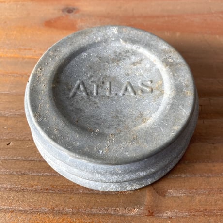HAZEL ATLAS Strong Shoulder ヘーゼルアトラス メイソン･ジャー1920～1940s／16oz
