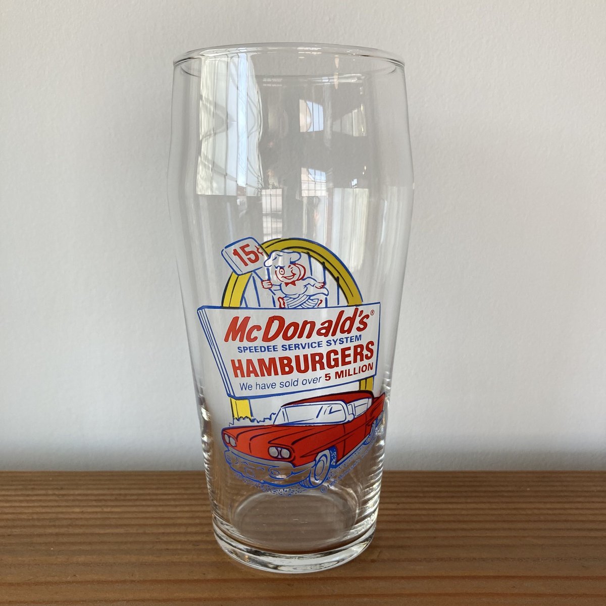 McDonald's ミルクシェークグラス 1995／5 MILLION | MILMOUNT