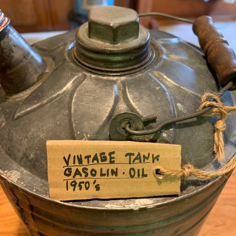 GASOLIN CAN TANK vintage 1950s 2gallon OIL CAN ヴィンテージ ガソリン缶 オイル缶 携行缶