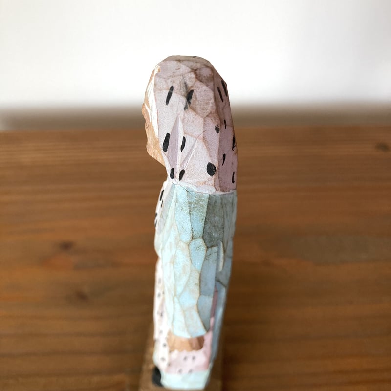 Canada Quebec Wood Carving ケベック木彫り彫刻 ／Old Woman
