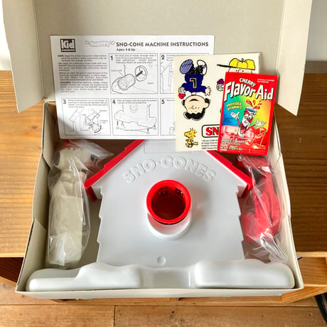 SNOOPY&FRIENDS SNO-CONE MACHINE スヌーピー かき氷機 Hasbro 1999年 未使用品