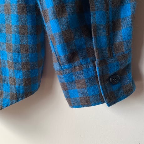 mont bell 1980s モンベル 丸文字タグ ネルシャツ オールドモンベル 美品 vintage