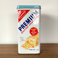 NABISCO PREMIUM ナビスコ クラッカー ティン缶 1970s