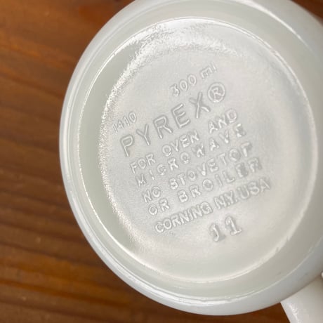 PYREX オールドパイレックス マグカップ／Old Town Blue オールドタウンブルー ②