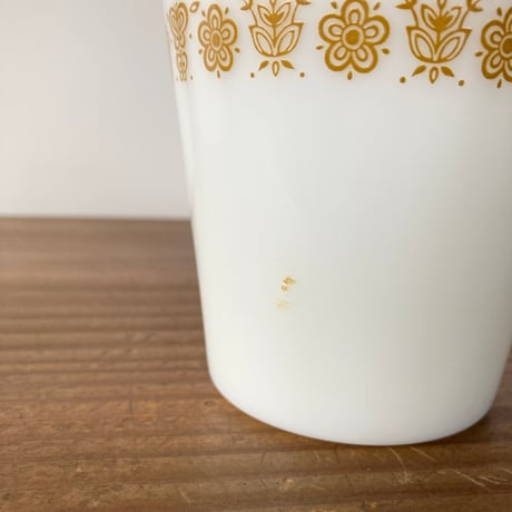 PYREX オールドパイレックス マグカップ／Butterfly Gold バタフライゴールド ②