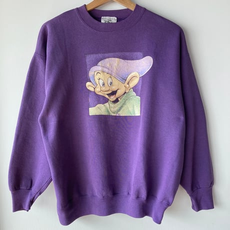 Disney DOPEY ドーピー 白雪姫 7人のこびと スウェット MADE IN U.S.A. 1990s
