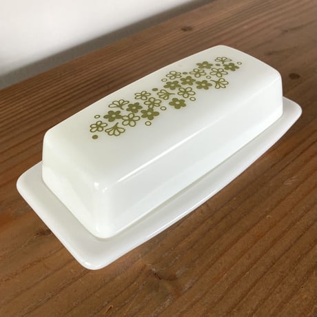 PYREX オールドパイレックス バターディッシュ／Spring Blossom スプリングブロッサム