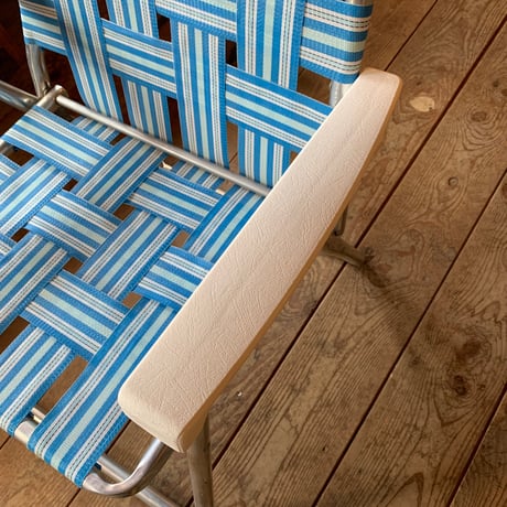 LAWN CHAIR VINTAGE ローンチェア 1970年〜1980年代 ② ライトブルー