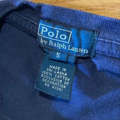 Polo by Ralph Leuren キッズ ポケットTシャツ 1990s