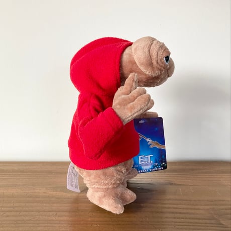 E.T.ぬいぐるみ 赤パーカ UNIVERSAL STUDIOS 紙タグつき