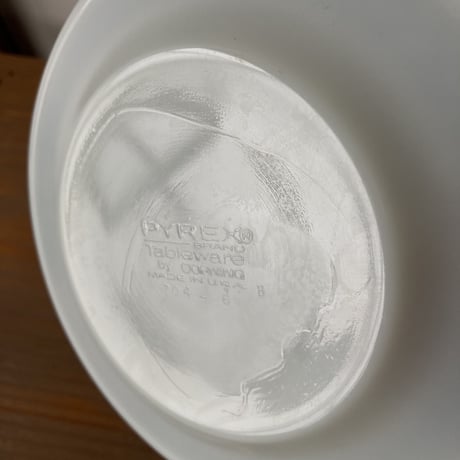 PYREX オールドパイレックス サラダプレート／Gray Laurel A
