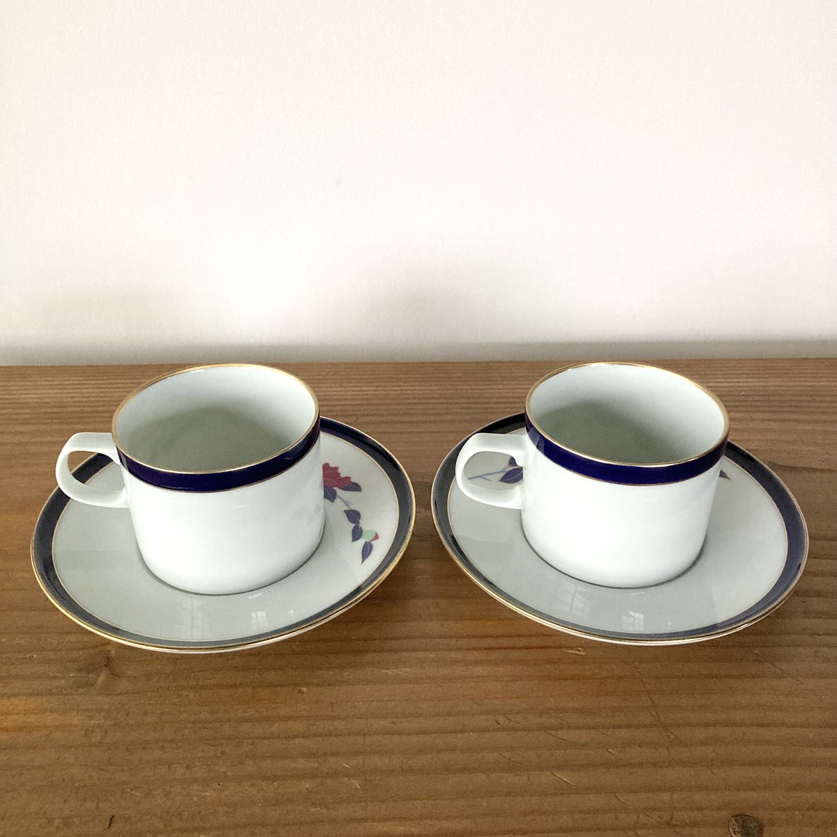 香蘭社 山茶花 カップ&ソーサー 2客セット 1980~1990s 香蘭社 山茶花 カップ&ソーサー 2客セット 1980~1990s