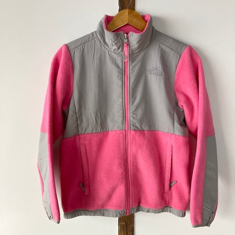 THE NORTH FACE フリース デナリジャケット GIRLS-Ｌ1990s／ピンク×グレー
