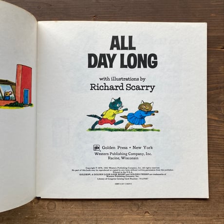 ALL DAY LONG Ricard Scarry リチャード・スキャリー