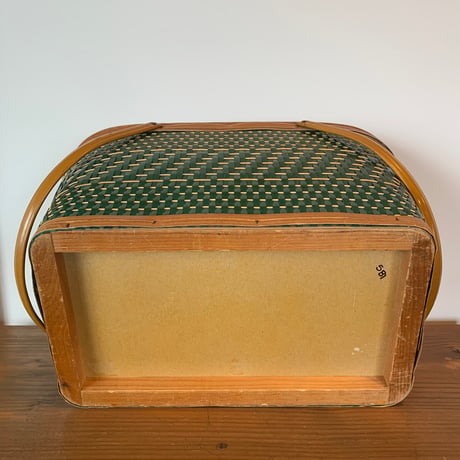Hawkeye BURLINGTON BASKET CO. 箱入り 1960年代 ピクニックバスケット