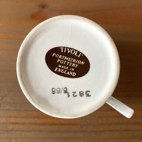 PORTMEIRION ヴィンテージ カップ＆ソーサー TIVOLI 1960s／B