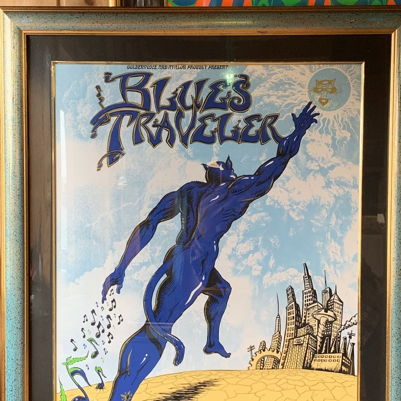 EMEK 1995 BLUES TRAVELER シルクスクリーンポスター vintage |