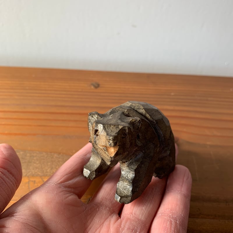 木彫り熊 這い熊 小さな可愛い熊さん 1 北海道 | MILMOUNTAIN STORE