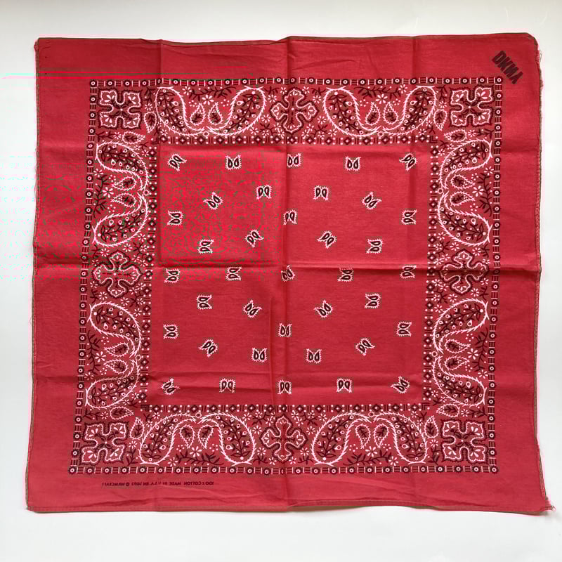 ビンテージ　バンダナ　参考書　ターキーレッド 71154e6cbdf96f0fe8c1067b1a59b0