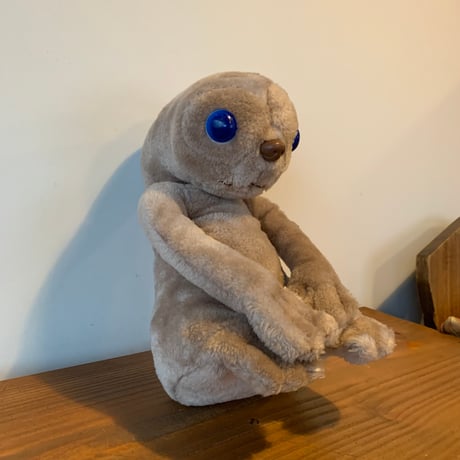 E.T. ぬいぐるみ③ blue eye  1982年 青目 初期 ヴィンテージ KAMAR SHOWTIME 1982 vintage