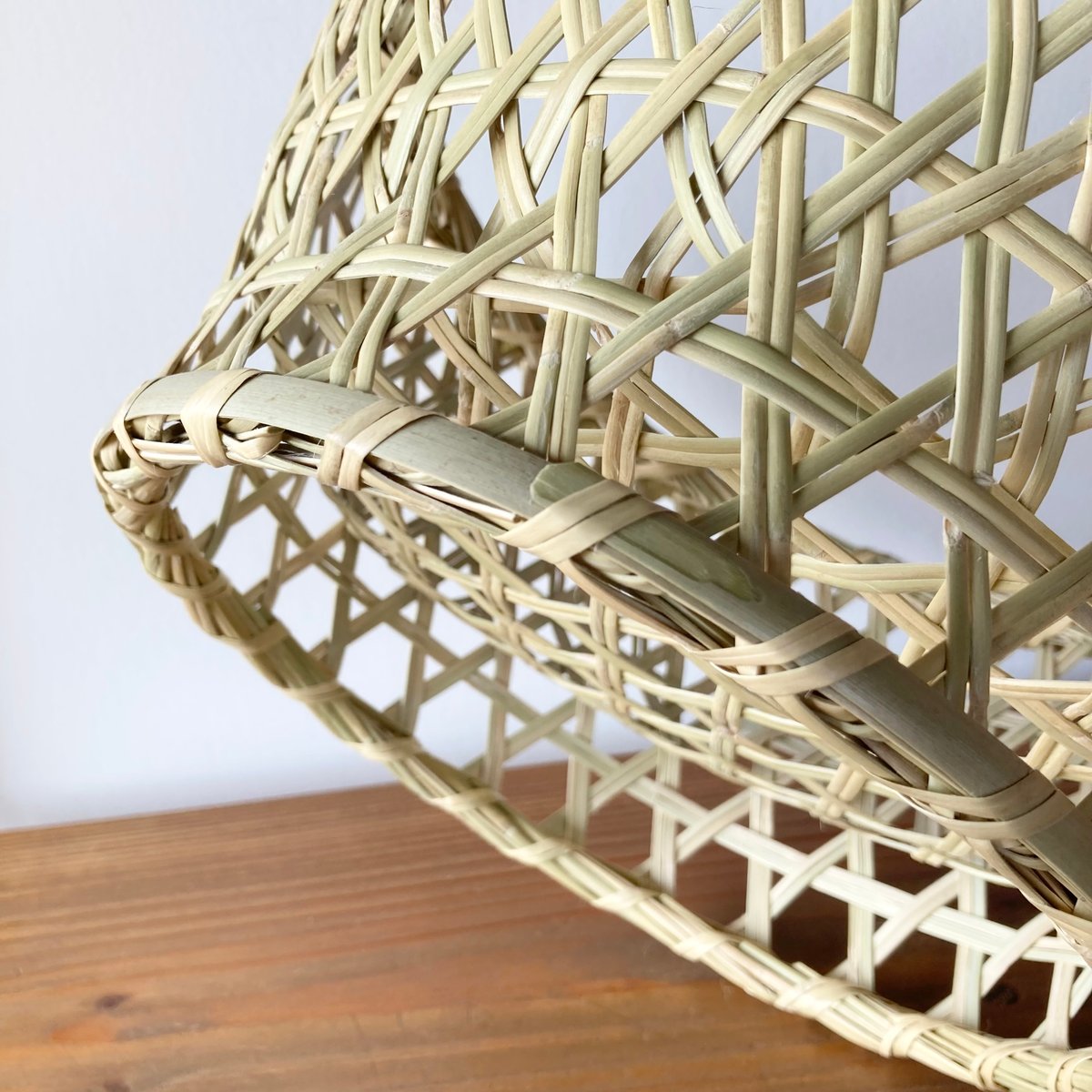 スズ竹 すず竹 ごかご 椀かご(小）／岩手県一戸 鳥越竹細工