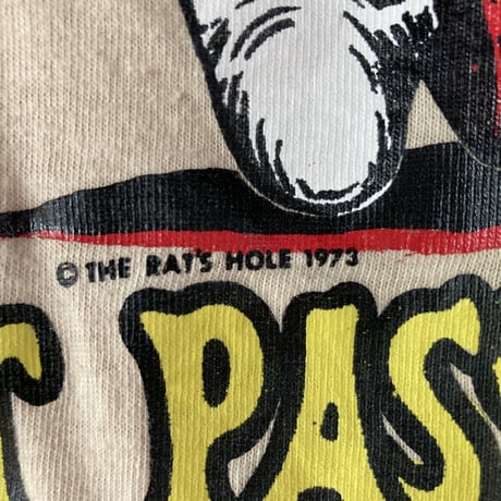 THE RAT’S HOLE Hanes S/S TEE U.S.A.1970s