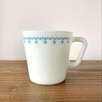 PYREX オールドパイレックス マグカップ／SNOW FLAKE スノーフレーク B
