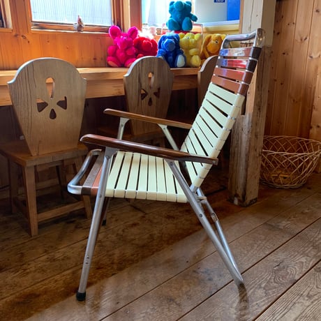 パティオチェア no.1 THE TELESCOPE FOLDING FURNITURE CO.INC. NEW YORK made in USA  lawnchair ローンチェア vintage