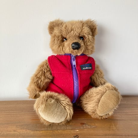 L.L.Bean L.L.Cub エルエルビーン ヴィンテージ エルエルカブ ぬいぐるみ テディベア フリースベストスタイル 90s