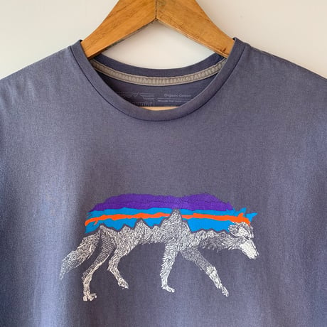 patagonia  BACK FOR GOOD WOLF S/S  パタゴニア オーガニックコットン ウルフ 狼 VINTAGE