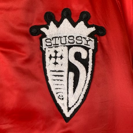 STUSSY 2000s AWARD JACKET XL SPECIAL OLD STUSSY スタジャン NOS デッドストック vintage