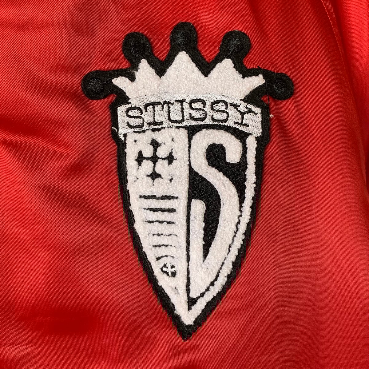 STUSSY 2000s AWARD JACKET XL OLD STUSSY スタジャン N
