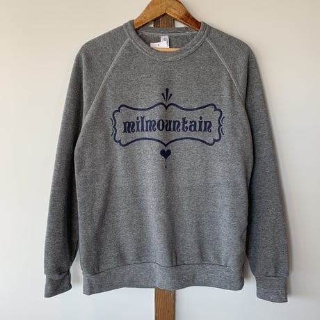 MILMOUNTAIN L/S SWEAT グレー