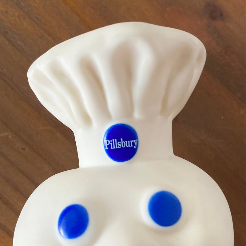 PILLSBURY Doughboy ドゥボーイ ソフビドール ネット入 紙タグ