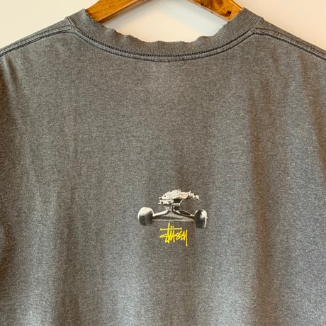 STUSSY 1990s SK8 紺タグ S/S TEE L OLD STUSSY made in USA vintage