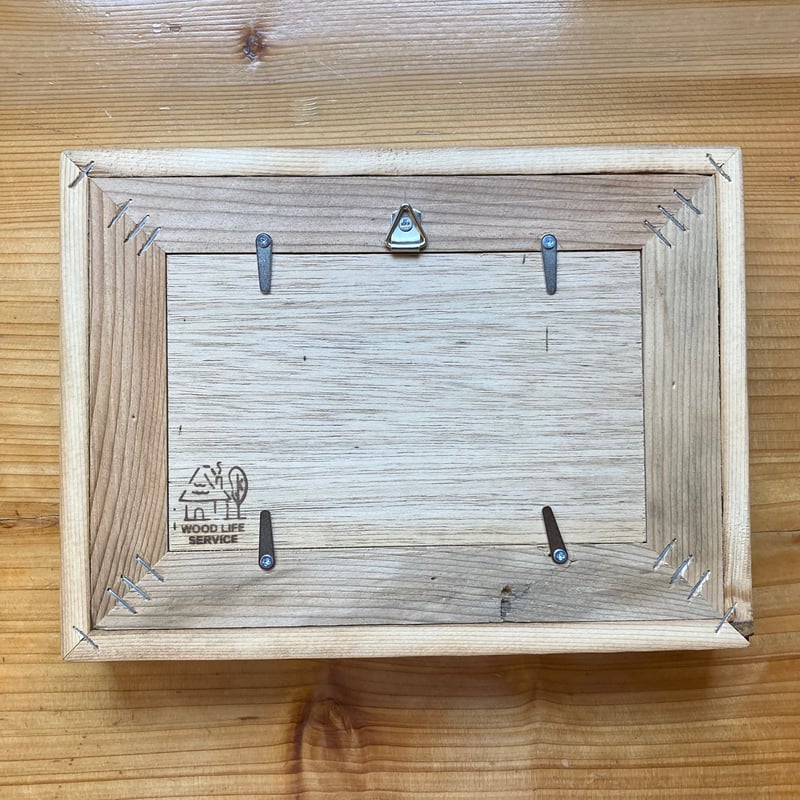 ネイティブアメリカン ポストカード額装① WOOD LIFE SERVICE オールド
