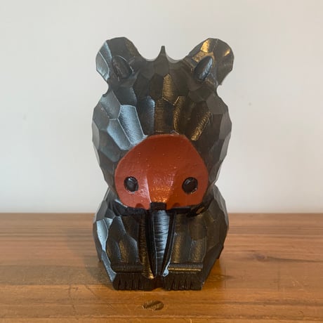 木彫り熊 おじぎ熊 北海道  HOKKAIDO JAPAN BEAR VINTAGE