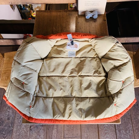 THE NORTH FACE 茶タグ 65/35クロス ダウンベスト オレンジ