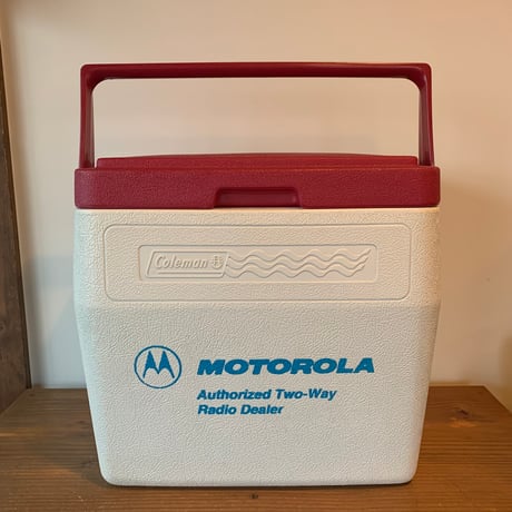 Coleman coolerbox 1994年1月製 Coleman x MOTOROLA コールマン モトローラ クーラーボックス 1990年代 希少貴重 vintage