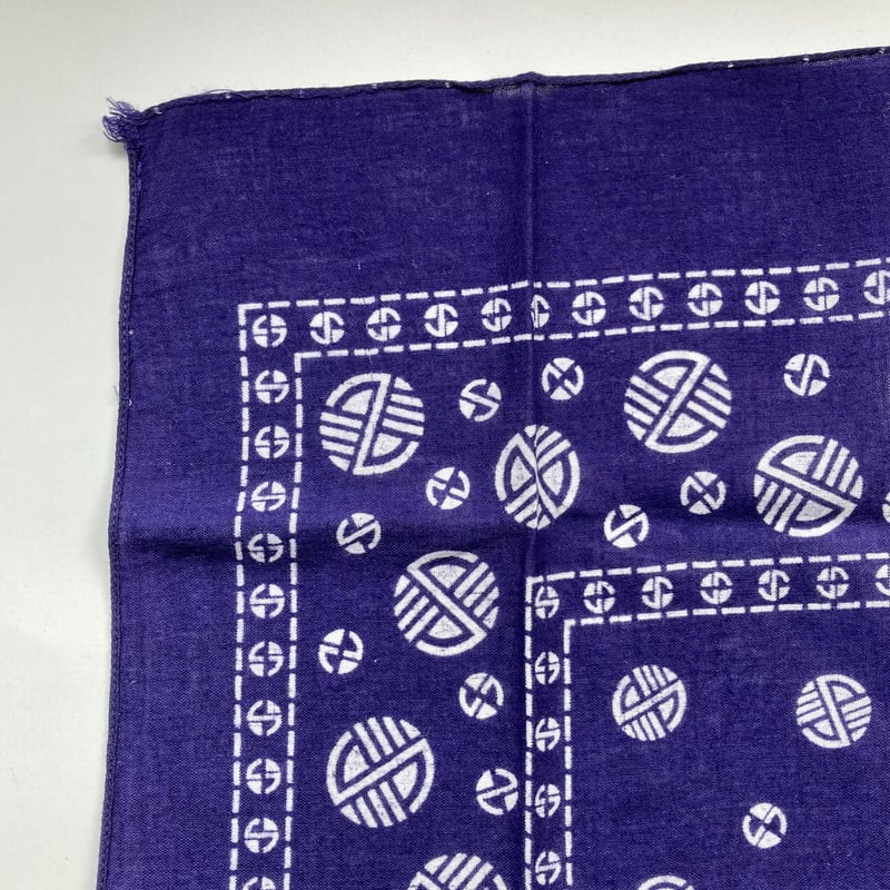 ヴィンテージ バンダナ ネイビー 1960s／27 | MILMOUNTAIN STORE