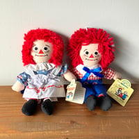 RAGGEDY ANN & ANDY ラガディアン アンディ ドール Applause 紙タグつき 2体セット