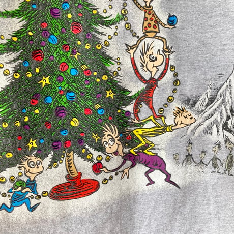 Dr.Seuss Grinch & Max ドクター・スース グリンチのクリスマス S/S Tee 2001年