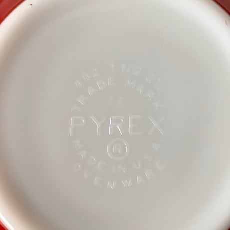 PYREX オールド パイレックス ミキシングボウル M／レッド