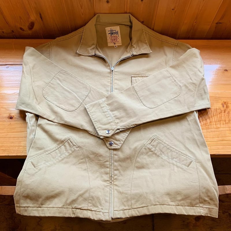 STUSSY made in USA 1990年代 ドリズラージャケット ワーク STUSSY made in USA 1990年代 ドリズラージャケット ワーク