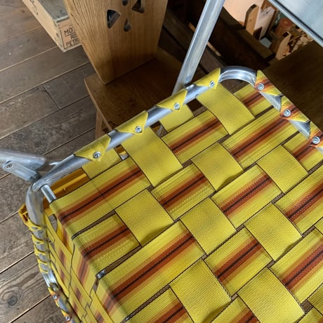 LAWN CHAIR VINTAGE 1960〜1970年代 ／イエロー