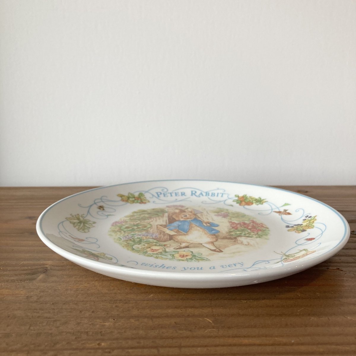 WEDGWOOD ピーターラビット バースデープレート 1996年 WEDGWOOD ピーターラビット バースデープレート 1996年